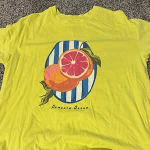 Maeve Lemon Tee with Signature Detail